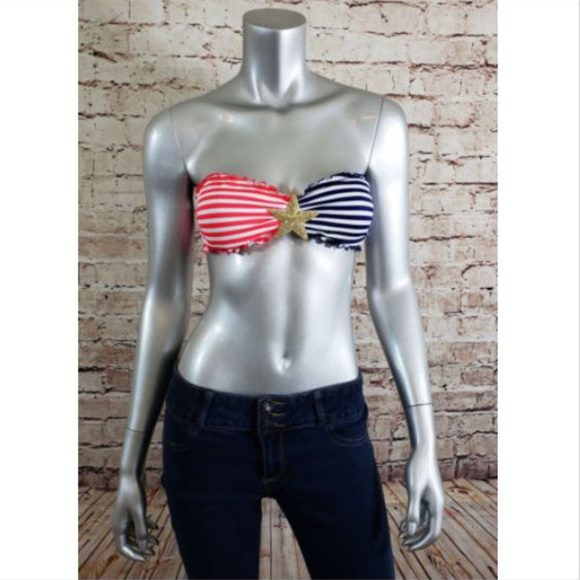 Victoria's Secret Other - Victoria Secret Crystal Star Bikini Top Sz S